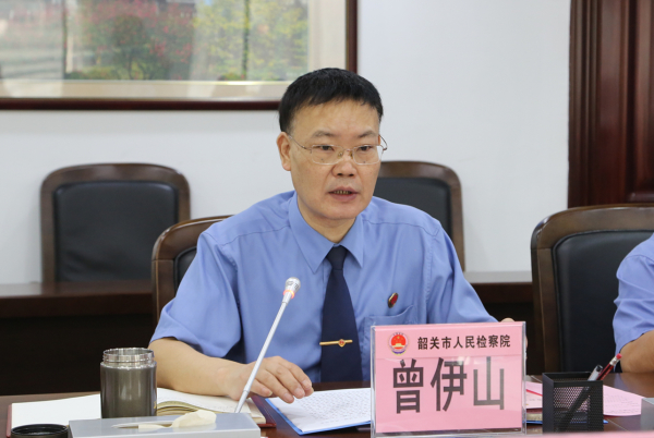 韶关市人大常委会党组副书记,副主任邓小杰一行到韶关市检察院开展